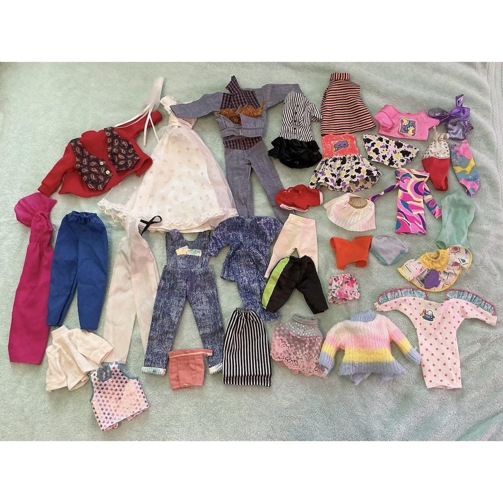 Vintage Barbie Ken Clothing Mixed Lot of‎ 37 Pieces